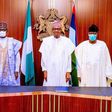 L-R: Chairman, Caretaker Extraordinary Convention Planning Committee (CECPC) of the APC, and Governor of Yobe, Mai Mala Buni; President Muhammadu Buhari; former Governor Gbenga Daniel of Ogun State; and former Speaker of the House of Representatives, D...