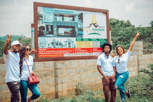 (L-R) Throne Ambassadors - Chukwuebuka Amuzie aka Brainjotter; Sharon Ooja ; Lawal Nasiru aka IamNasboy and Osas Ighodaro.