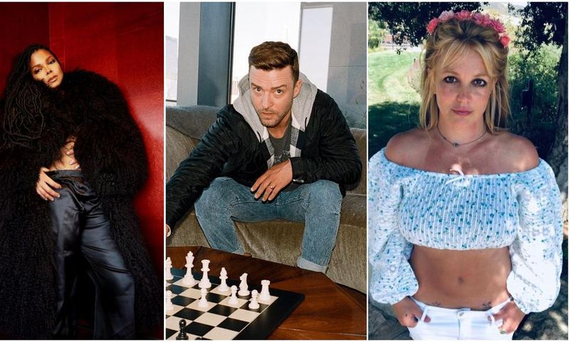 American singers Janet Jackson, Justin Timberlake and Britney Spears [Instagram/JanetJackson] [Instagram/JustinTimberlake] [Instagram/BritneySpears]