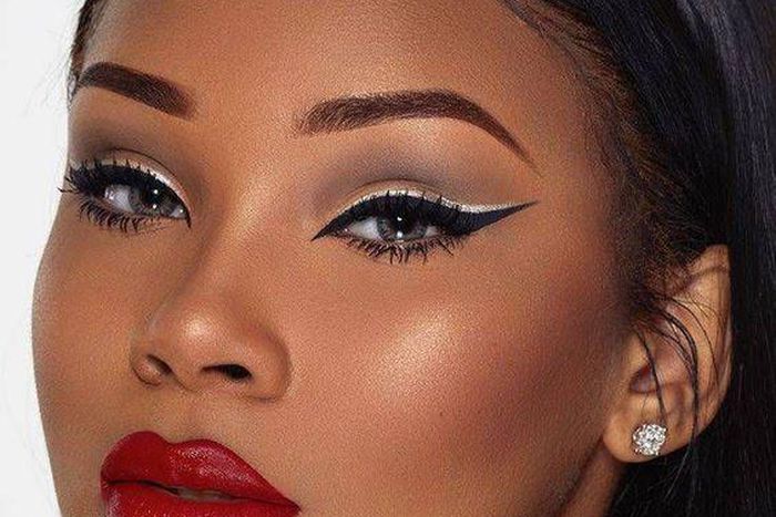 Winged eyeliner can be dramatic or subtle [pinterest]