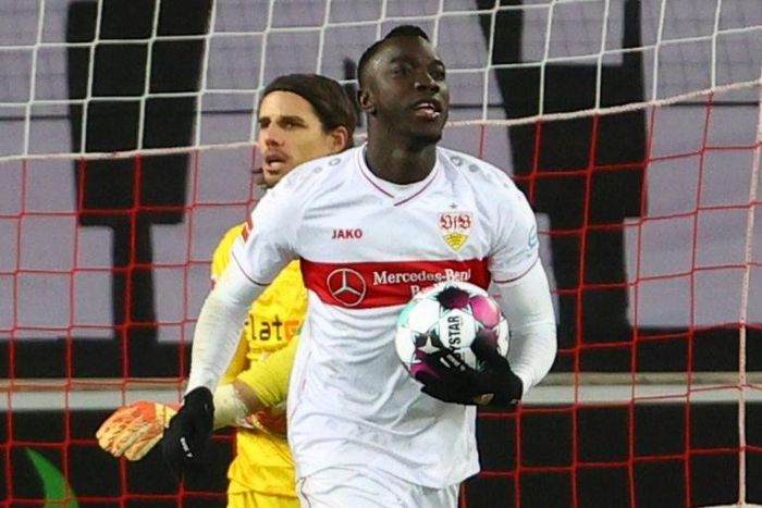 Congolese forward Silas Wamangituka has scored 11 goals for Stuttgart in the Bundesliga this season