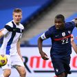 Marcus Thuram impressed in his France debut despite a 2-0 defeat to Finland