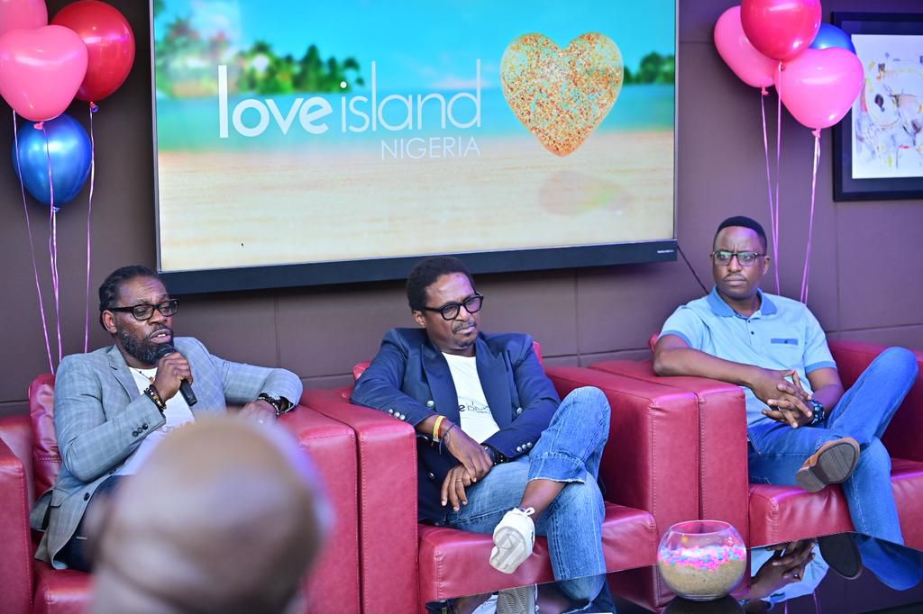 Left - Right: Odiri Iwuji, Executive Producer, Love Island Nigeria, Toyin Subair - Executive Producer, Love Island Nigeria & Executive Chairman Digital Play Africa, Neil Oyenekan, Series Producer, Love Island Nigeria,