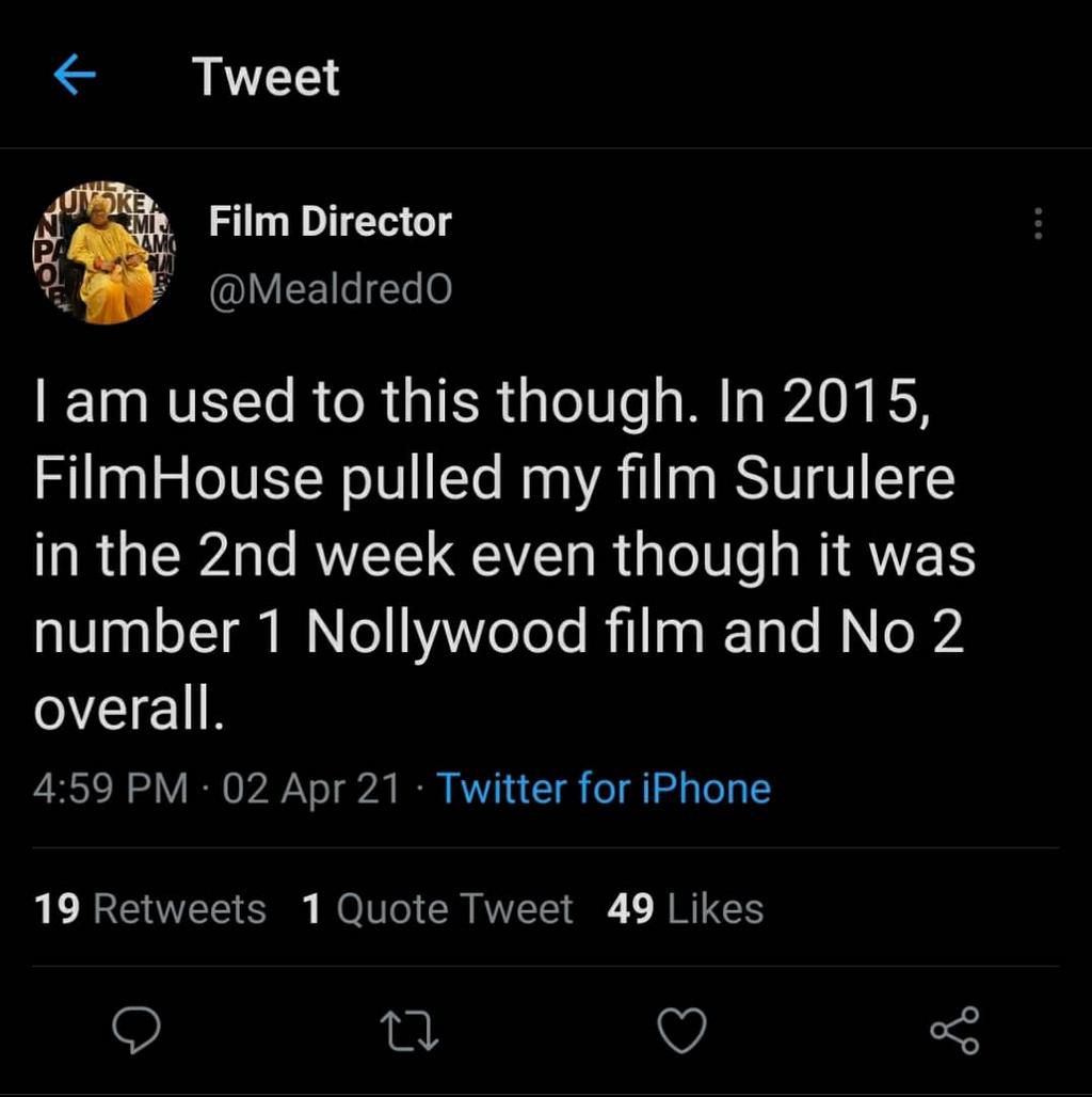 Mildred Okwo's tweets [Twitter]