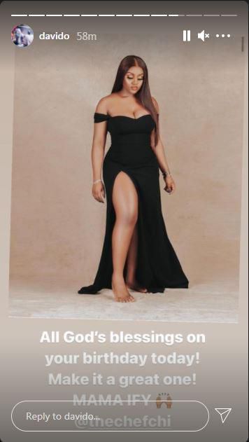 Davido's birthday message to Chioma on her birthday indicates that they may have officially called off their engagement and ended their relationship. [Instagram/Davido]