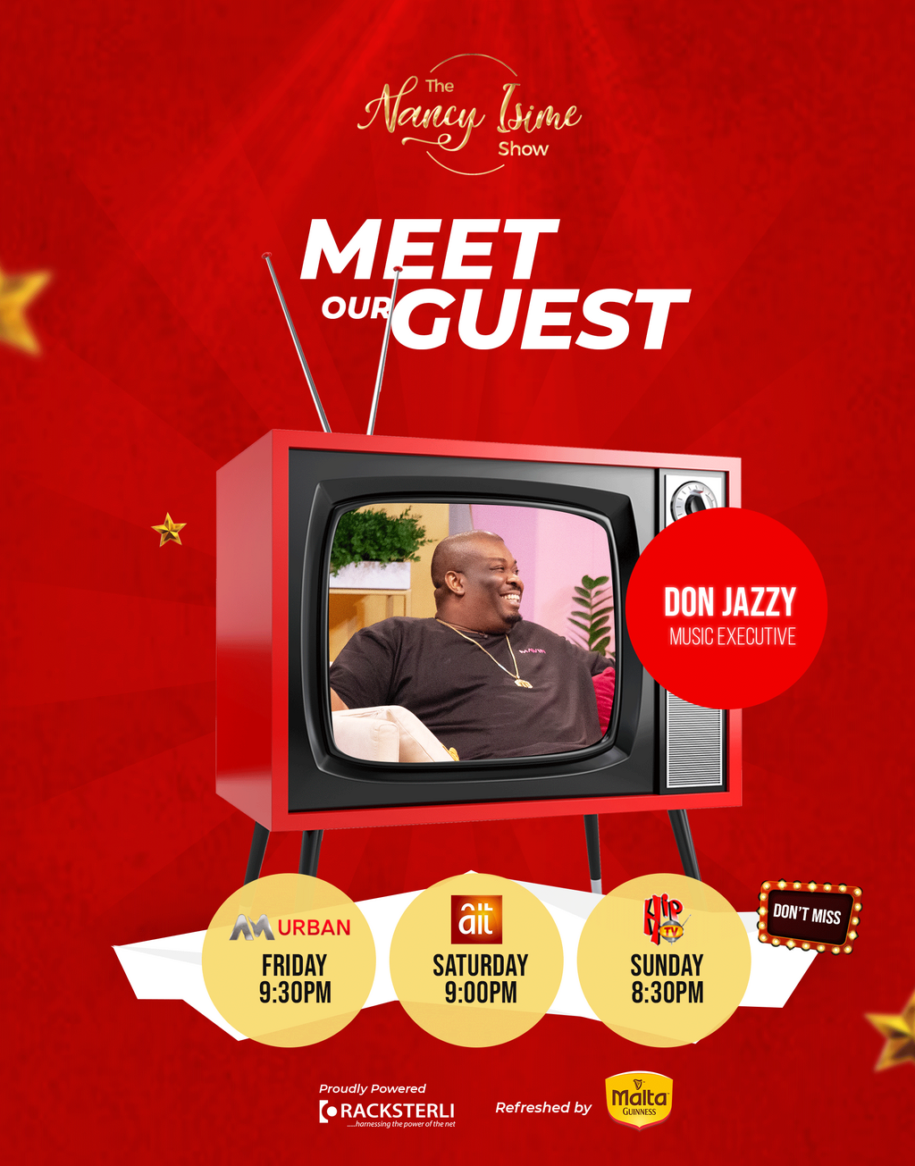 Don Jazzy revealed as first guest on The Nancy Isime Show Season 2