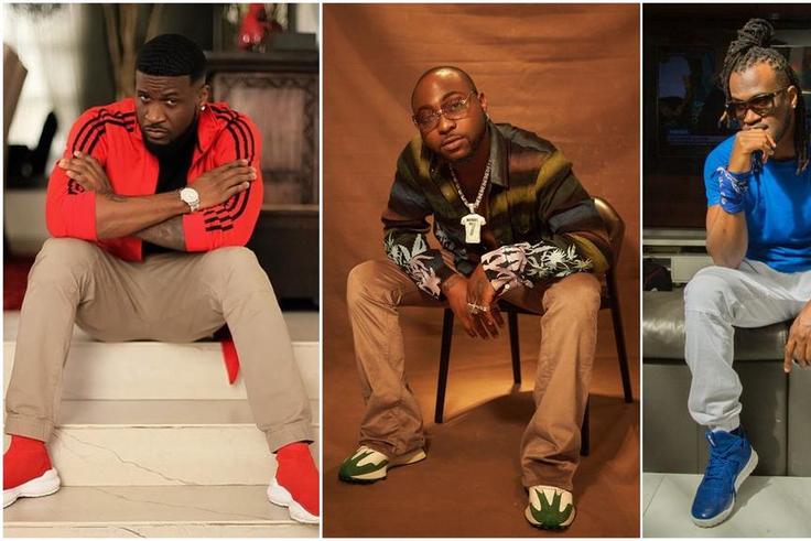 Davido tweets about celebrities who attended Psquare's separate birthday parties [Instagram/PeterPsquare] [Instagram/Davido] [Instagram/IamKingRudy]
