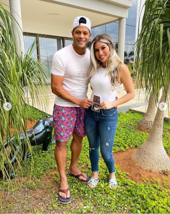Hulk and his fiancee, Camila