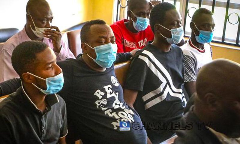 Sowore at the Magistrates court in Wuse Zone 2, Abuja (ChannelsTV)