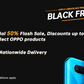 OPPO Black Friday smartphone deals announced: 50% discount flash sale, 25% off select products & free delivery