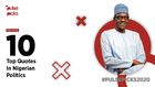 The top 10 quotes in Nigerian politics in 2020 and then some
