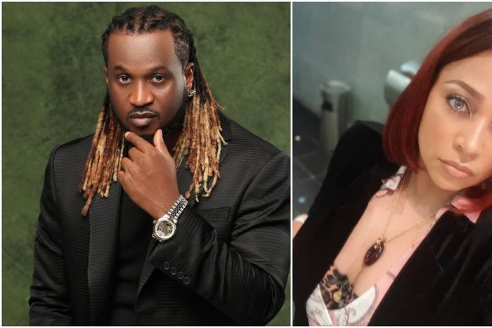 Paul Okoye drags twin brother, Peter's wife, Lola Omotayo on Instagram [Instagram/IamKingRudy] [Instagram/LolaOmotayo]