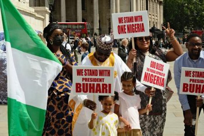 NIgeria leaders in diaspora rallying support for President Muhammadu Buhari in London