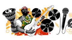 Google honours Oliver De Coque on his 74th posthoumous birthday. (Google)