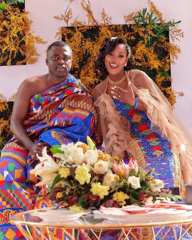Naa Dromo Korankye-Ankrah and Charles Nimo's traditional wedding in photos