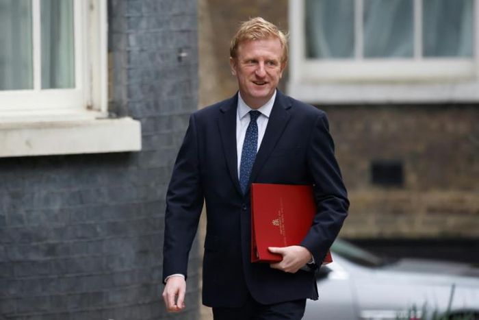 Britain's Culture Secretary Oliver Dowden has vowed to block Euroepan football breakaway league