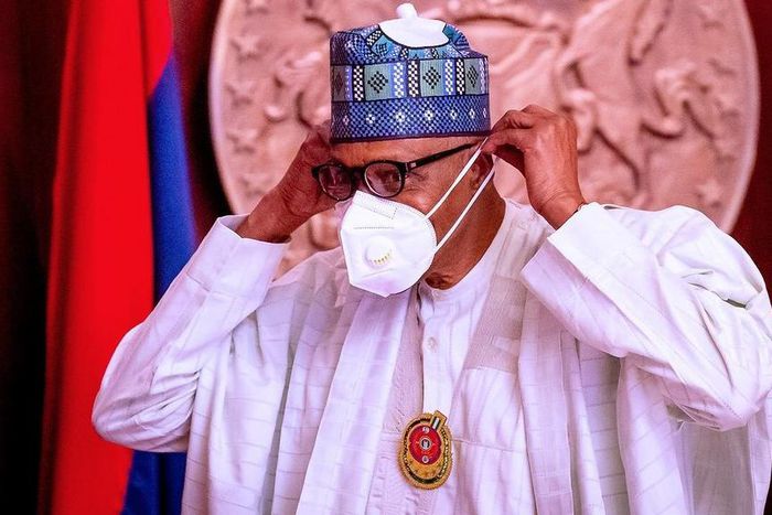 President Muhammadu Buhari. [Twitter/@BashirAhmaad]