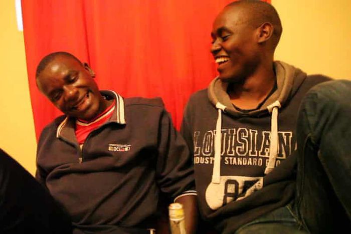 Samuel and Alex in Peter Murime's 'I Am Samuel'