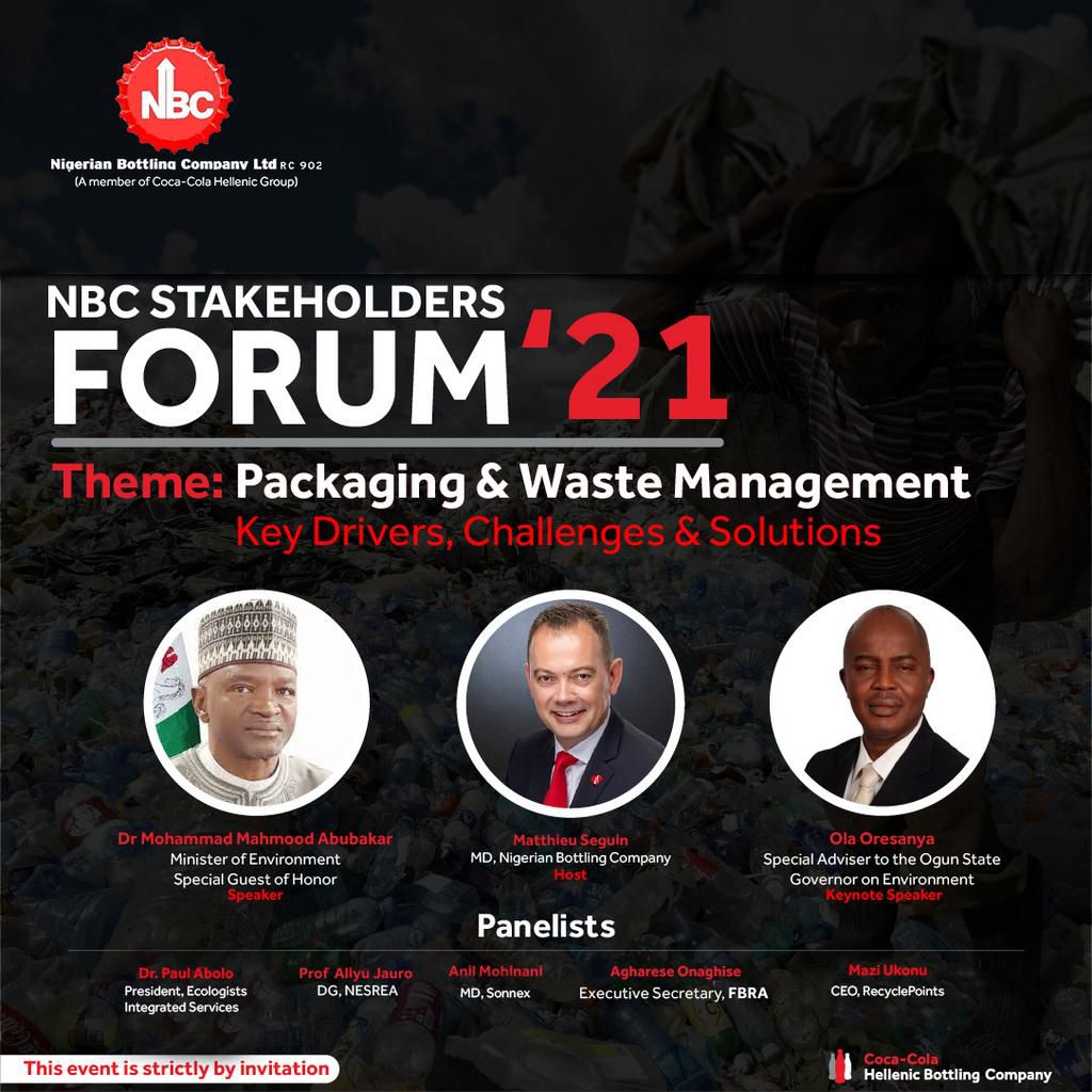 Stakeholders commend Nigerian Bottling Company’s waste management initiatives