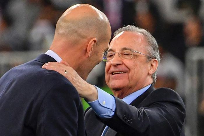 Florentino Perez is starting his sixth term as Real Madrid president
