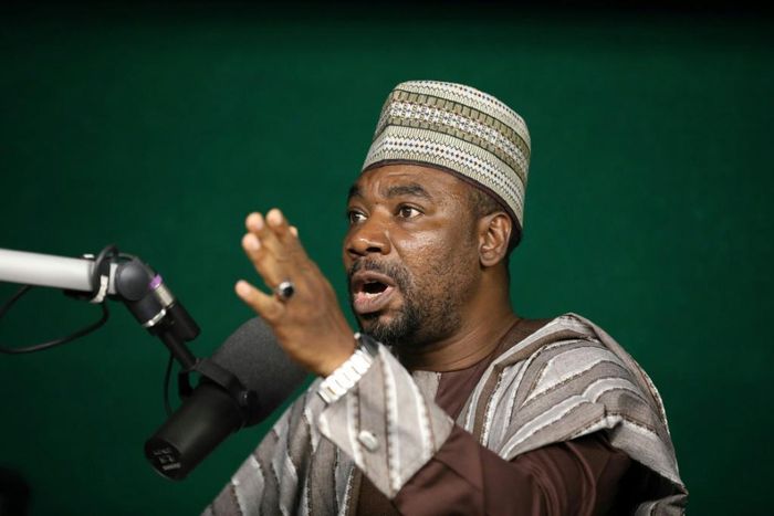 Ahmad Isah is CEO of Human Rights radio in Abuja (BBC)