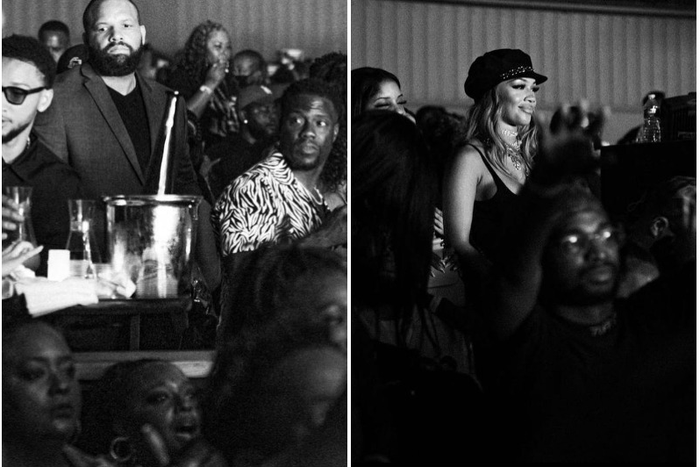 Kelvin Hart, Ben Simmons and Wiz Khalifa attend Wizkid’s LA show of ‘Made in Lagos’ US tour  (Instagram/_nelsonegh)