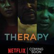 'Therapy' stars Nigerian actors Richard Mofe-Damijo, Ireti Doyle and Cameroonian star Ermelinde Sakah Jing [Instagram/ermelindesakahjing]