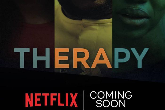 'Therapy' stars Nigerian actors Richard Mofe-Damijo, Ireti Doyle and Cameroonian star Ermelinde Sakah Jing [Instagram/ermelindesakahjing]
