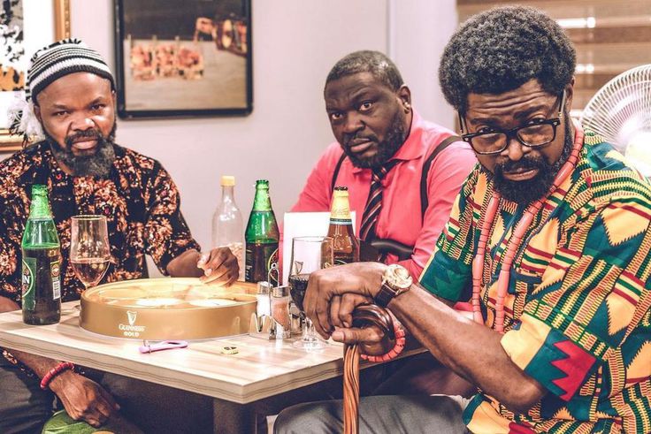 Nedu Wazobia, Buchi and Basketmouth in 'Papa Benji' [Instagram/@basketmouth]