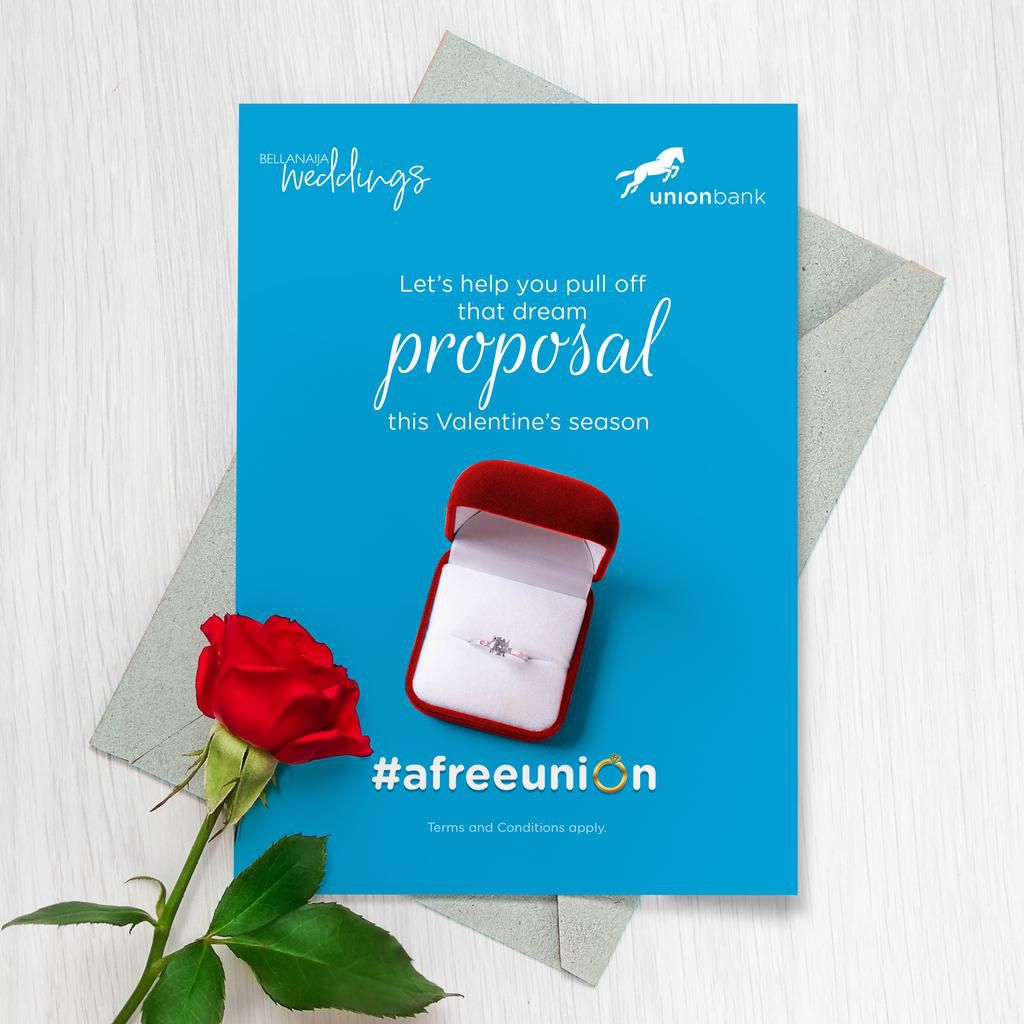 Love is in the Air! #AFreeUnion courtesy Union Bank and BellaNaija Weddings!