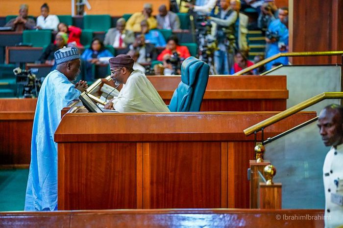 Speaker of the House of Representatives Hon. Femi Gbajabiamila and his Deputy, Hon. Idris Wase [Twitter/@HonAhmedWase]