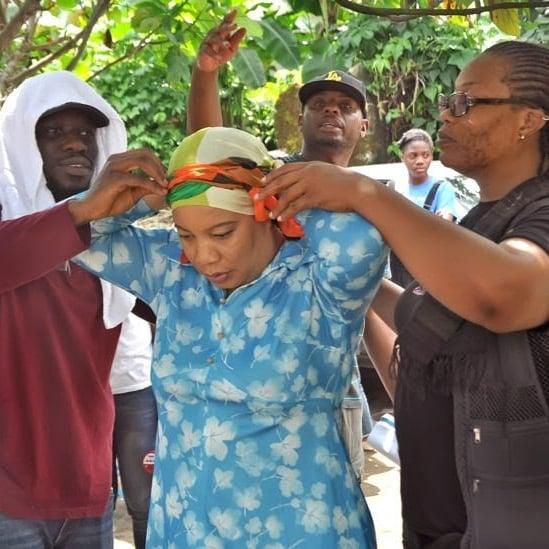 'Graveyard' behind the scenes photos [Instagram/@monalisacode]