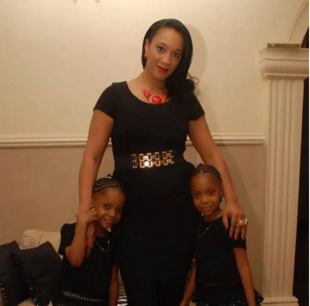 Vickie Godis is the mother of 9ice's twin daughters Maya and Miya [Vibe]