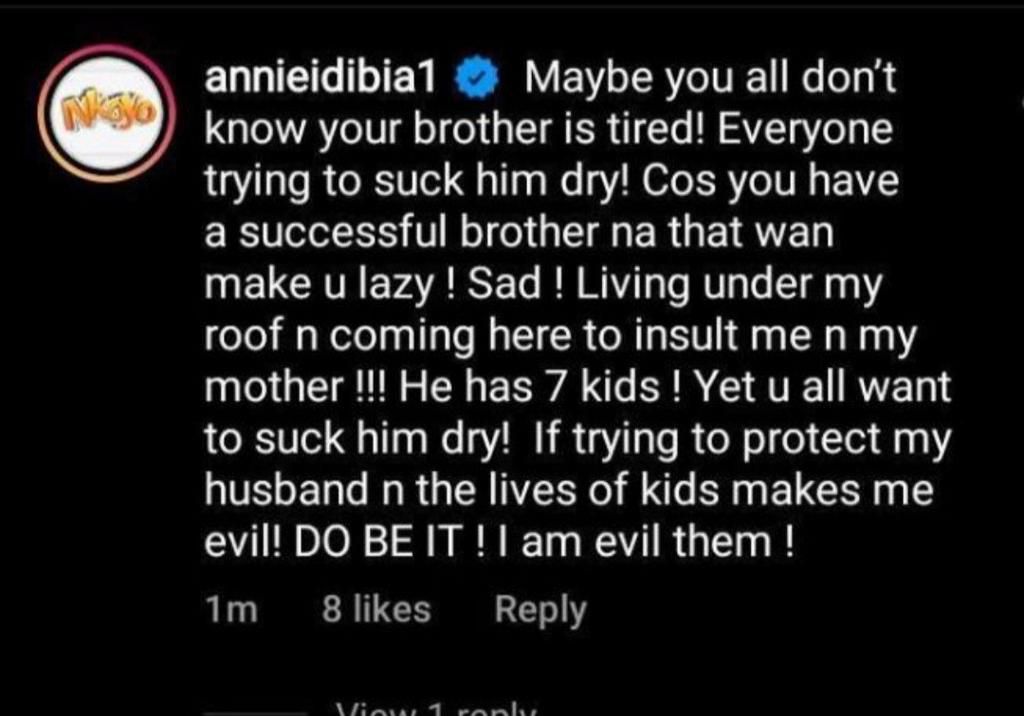 The movie star says Charles has refused to work because of his wealthy brother.