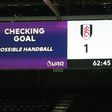 Fulham were denied an equaliser after a handball in the lead-up to Josh Maja's goal against Tottenham