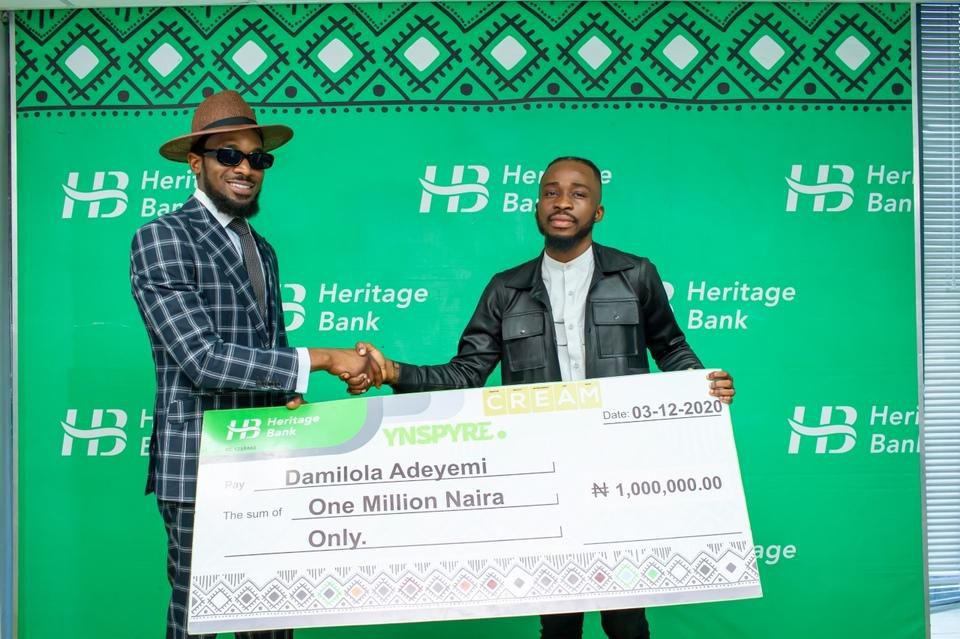 D'Banj launches YNSPYRE with Heritage Bank. (Heritage Bank)