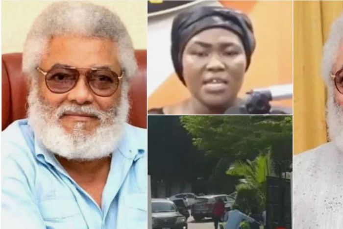 Emefa from Volta storms Rawlings’ home to resurrect him as directed by the late Atta Mills
