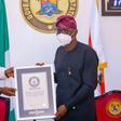 Governor Babajide Sanwo-Olu receives Guinness World Records certificate for Lagos Anniversary Cupcakes (NAN)