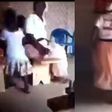 Pastor begs as Ghanaian woman goes berserk in church & demands refund of her tithe (video)