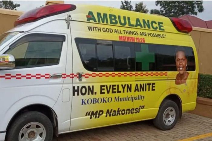 Ugandan Minister of Finance takes back ambulance from constituents after losing election