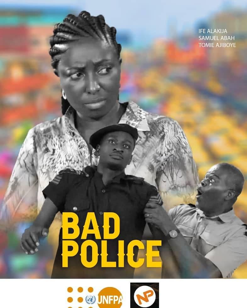 Stephanie Okereke-Linus' short film 'Bad Police' [Instagram/@being_tomie]