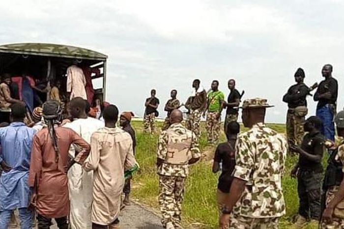 Boko Haram terrorists surrender to Nigerian Army troops in Borno State [Nigerian Army]