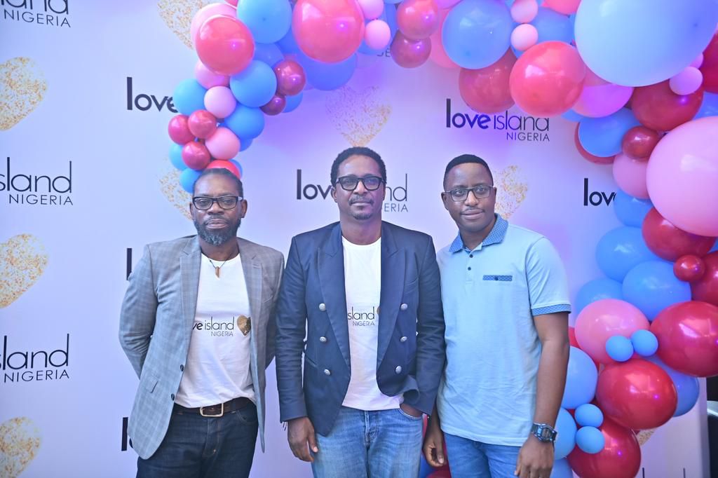 Left - Right: Odiri Iwuji, Executive Producer, Love Island Nigeria, Toyin Subair - Executive Producer, Love Island Nigeria & Executive Chairman Digital Play Africa, Neil Oyenekan, Series Producer, Love Island Nigeria,