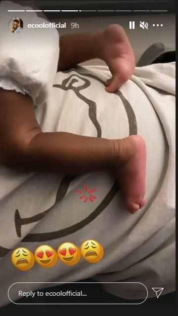 The disc jockey welcomes a baby with his partner. [Instagram/EcoolOfficial]