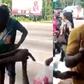 Sakawa boys fight Kasoa women for killing snake that crawled from their car to vomit money