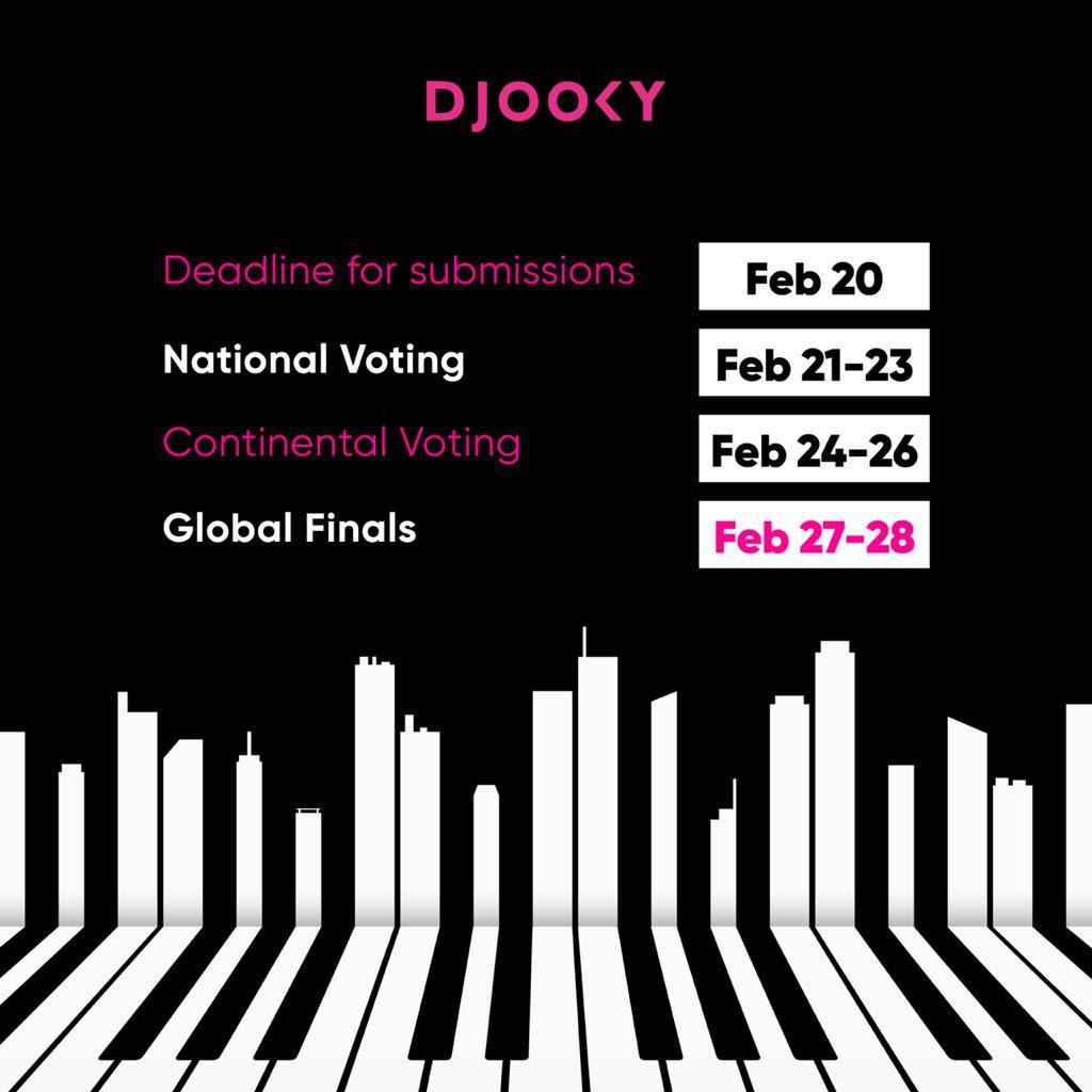Djooky Music Competition: Fame, Wealth and Stardom await you on the biggest global music platform.