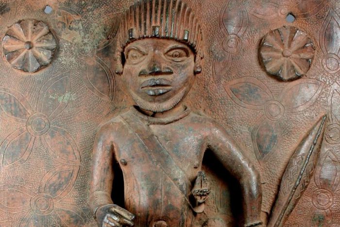 Junior Court Official is one of two 16th-century plaques produced at the Court of Benin that will be returned to Nigeria [The Metropolitan Museum of Art]