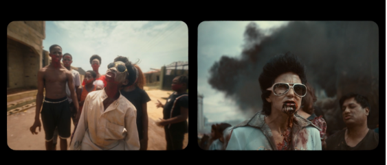 Ikorodu Bois reenacting a movie.