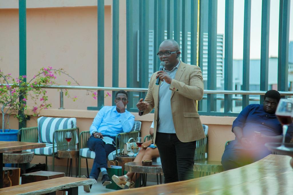 Princewill Amadi  Group Head, Sales, Abbey Mortgage Bank addresses guests.