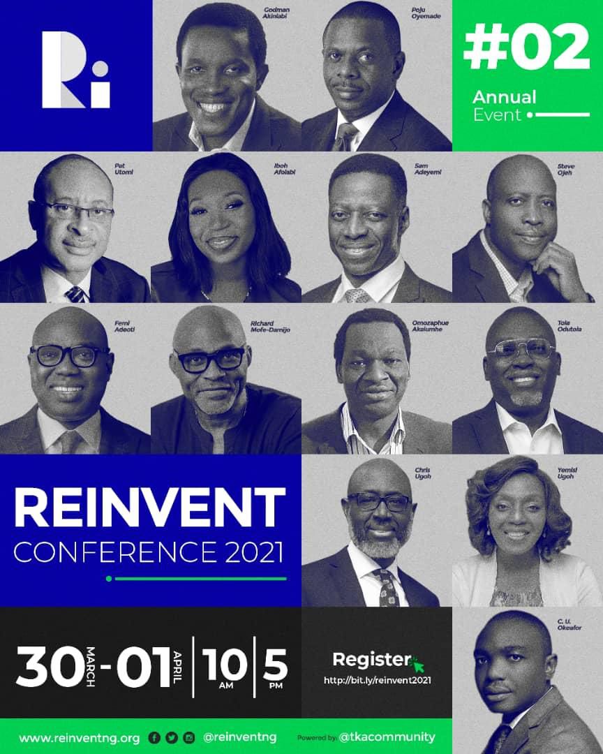 Utomi, Adeyemi, Oyemade, RMD, Chris Ugoh, others to speak at Reinvent conference